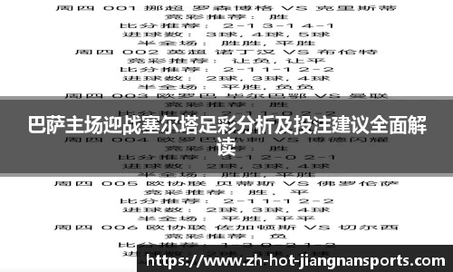 巴萨主场迎战塞尔塔足彩分析及投注建议全面解读
